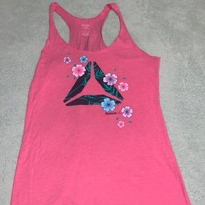 Reebok pink workout tank, small